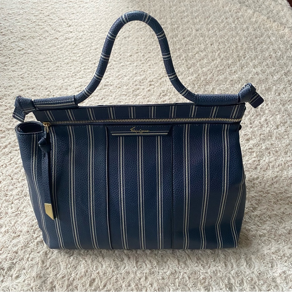 New Foley + Corinna Large Leather Satchel Bag Crossbody Purse. - Picture 2 of 15